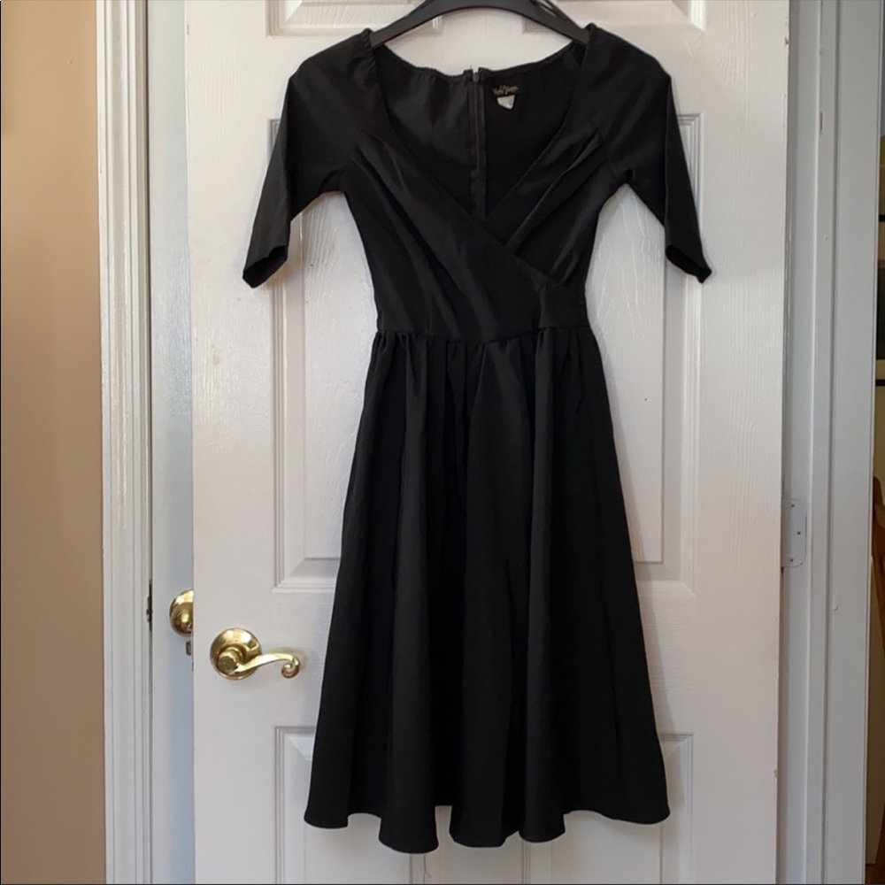 Black Loren Retro Vintage Rockabilly Pinup Dress
